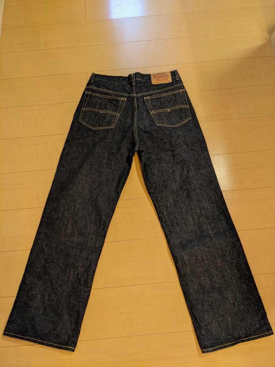 EIGHT-G Craftsman Handmade 34inch L34 15OZ Highquality Denim Made 