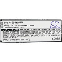 Ersatzakku - CS-AVN400SL - Archos 40 Neon / AC40NE - 3,7 Volt 1200Mah Li-Ion