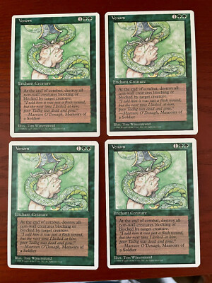 MTG Venom CARD SINGLE USED EXCELLENT CONDITION SEE PHOTOS | eBay