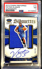 2015 Panini Preferred Silhouettes Victor Oladipo Patch Auto /40 PSA 7 NM =GRD789