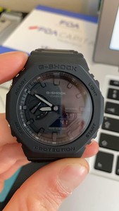casio g shock on wrist