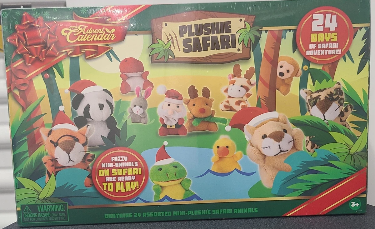 JOYIN Christmas Advent Calendar with 24 Different Stuffed Animals Toys  Safari | eBay