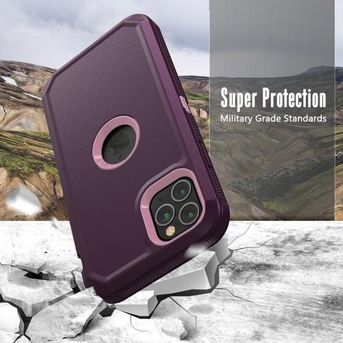 Custodia armatura per iPhone 11 12 Pro Max supporto clip cintura adatta a Otterbox Defender - Foto 37 di 39