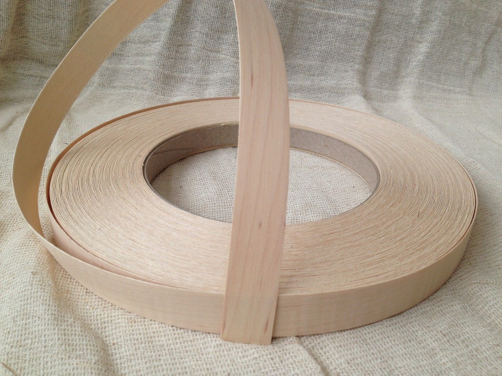 Pre Glued Edging Tape Real Iron on Wood Veneer Edge Banding 22mm 30mm