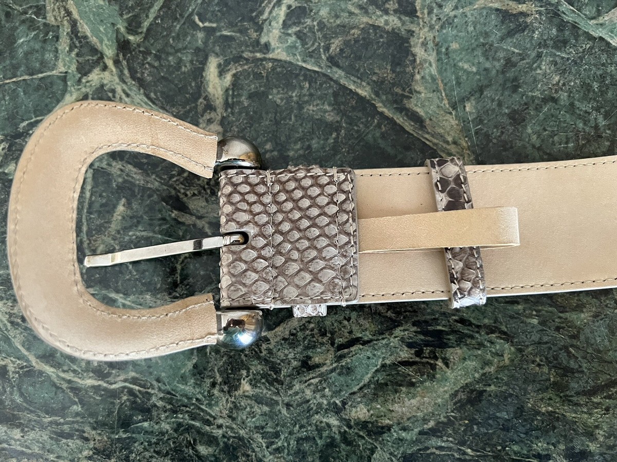 Authentic Burberry python skin belt, size 36/90, new no tags. Auth. Burberry python belt, sz.36/90, new no tags | eBay main image 2
