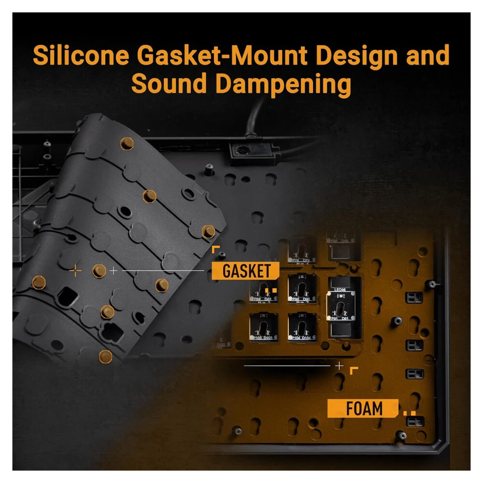 ASUS TUF Gaming K3 Gen II Optical-Mechanical Wired RGB Gaming Keyboard Black - Image 3 of 4