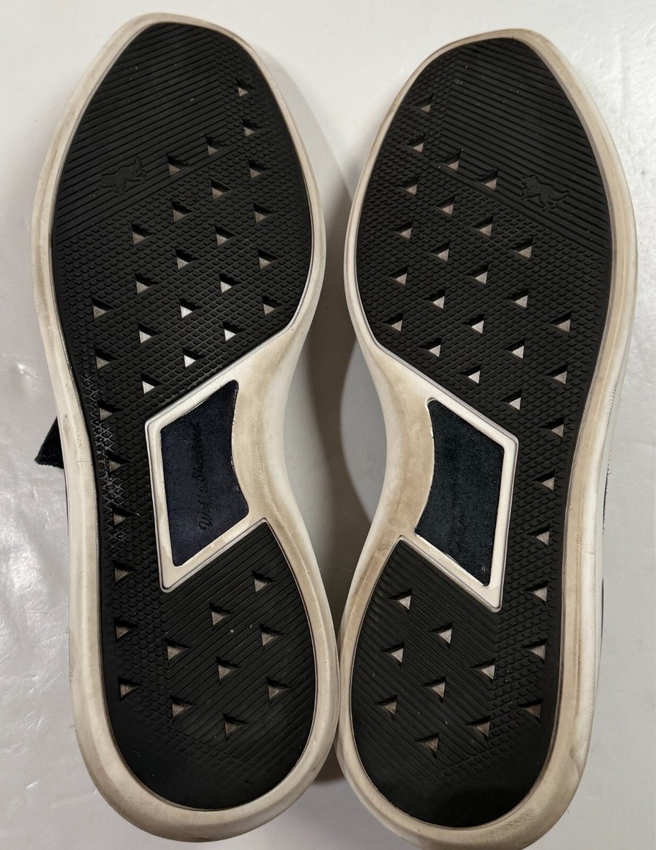 Wolf & Shepherd Crossover Loafer Navy Blue Suede Mens 7.5  display picture 3