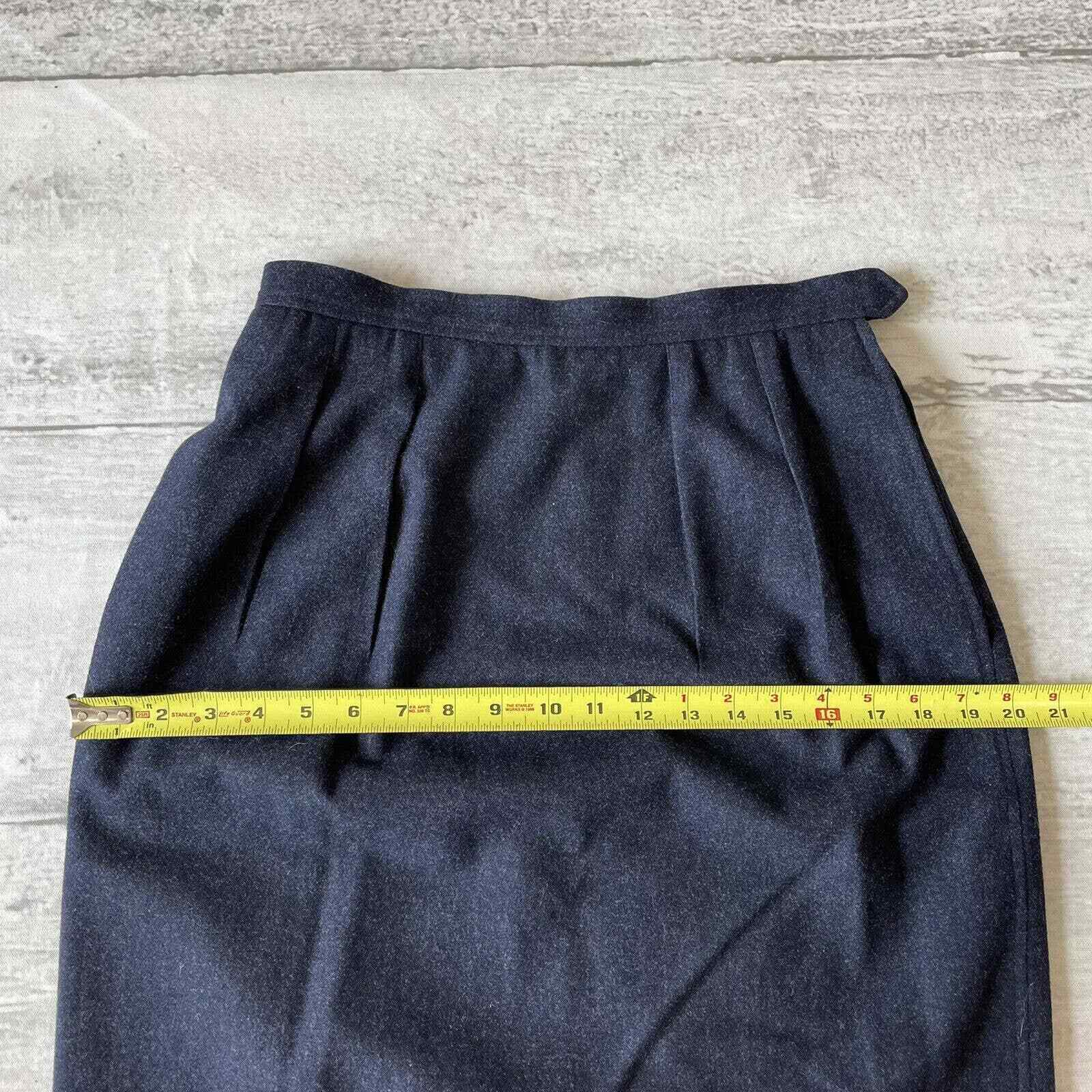 YSL Yves Saint Laurent Rive Gauche Pencil Skirt B… - image 8