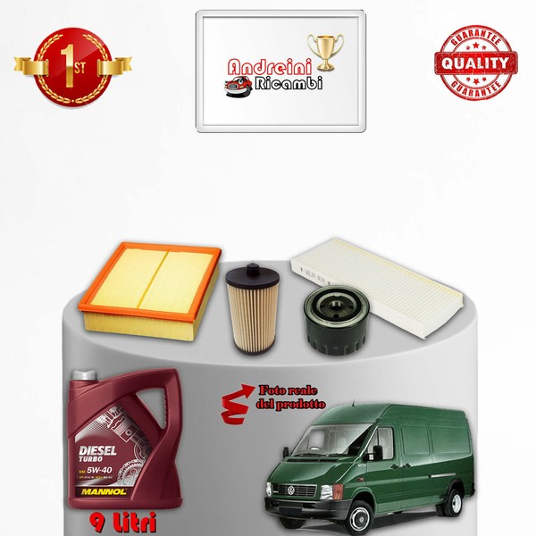 Set Service 4 Filter Und ÖL VW Lt II 28-46 2.8 Tdi 116KW 158CV Von 2002>2006-image