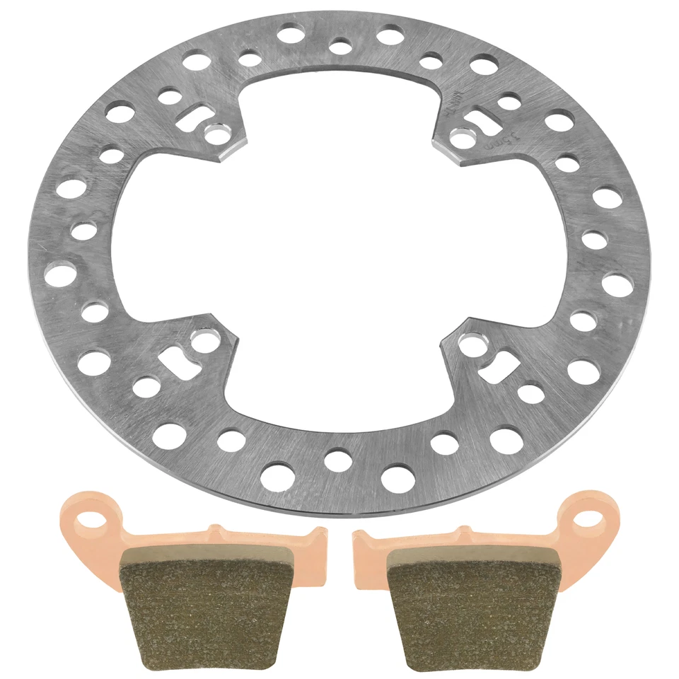 Rotor de disco de freno trasero con pastillas sinterizadas para Honda CR250R CR250X 2004 2005-2007 Foto 4 de 4