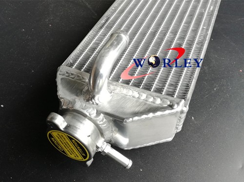 FOR KAWASAKI KX250F KX 250 F KXF250 2017-2018 17 aluminum radiator + BLACK HOSE - Picture 8 of 12