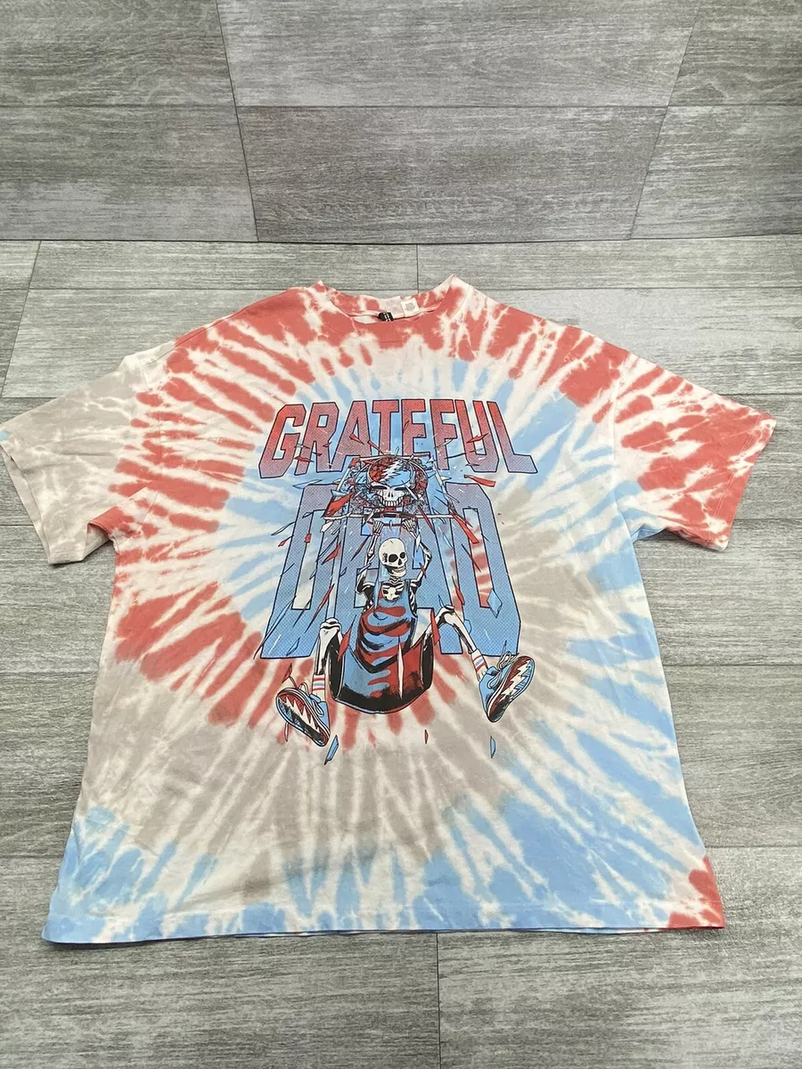 Grateful Dead Tie Dye H&M Divided Adult Tshirt XS Preowned