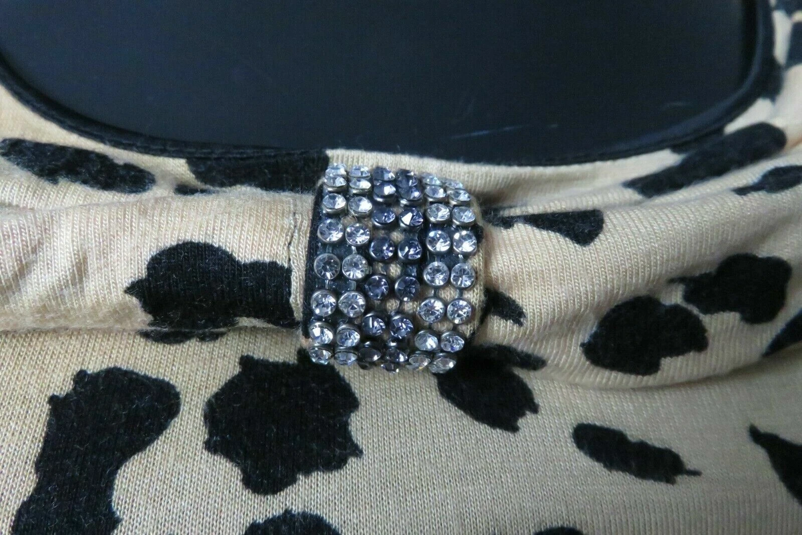 SPLENDIDO ABITO DONNA LOVE MOSCHINO SINV DESIGNER LEOPARDO ANIMALE ELASTICIZZATO 8 36