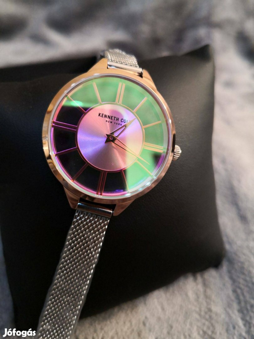 Montre Kenneth Cole New York chic en acier inoxydable et verre minéral