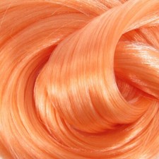 Nylon Doll Hair - Cantaloupe Peach for Rerooting Custom Dolls, Doll Rehair