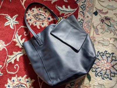 j crew tote leather