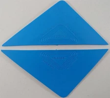 Lot of 2 Blue Tri-Edge Window Film Tint Installation Tools