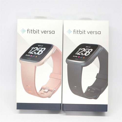 Fitbit Versa Health Companion Wearable Smartwatch Activity Tracker S \u0026 L  Sizes | eBay