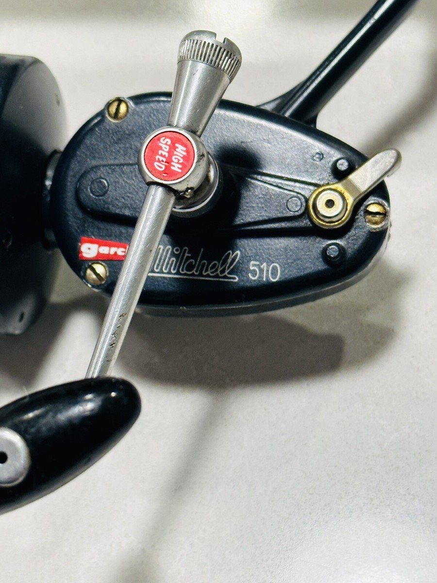 Vintage Garcia Mitchell 510 Spinning Reel W/ Matching Rod 6 Vintage Garcia Mitchell 510 Spinning Reel W/ Matching Rod 6
