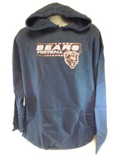 Mens Majestic NFL Chicago Bears Navy Fleece Football Pullover Hoodie Sweatshirt