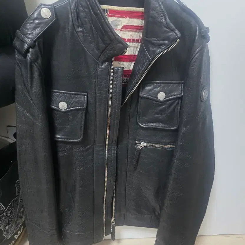True Religion Leather Jacket - Size 100-105 thumbnail 5