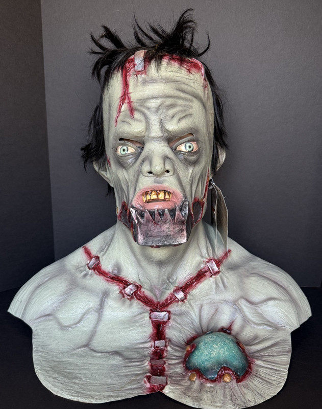 GHOULISH PRODUTION MEGA FRANKY FULL LATEX MASK ONE SIZE FITS MOST HALLOWEEN