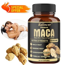 Maca 120Capsules 8050MG - Supports energy and endurance, immune system health