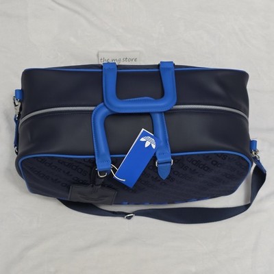 Adidas Originals Holdall Golf Sport Boston Bag Indigo Blue Rare