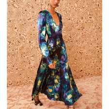 Ulla Johnson Anzou Dress in Lazuli, SZ 4, $590 Retail, NWT, 1116