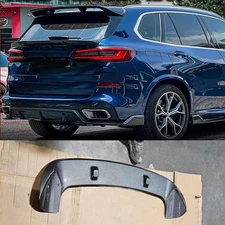 Fits For 2018-2022 BMW X5 G05 M Sport Rear Trunk Spoiler Wing Carbon Fiber Look