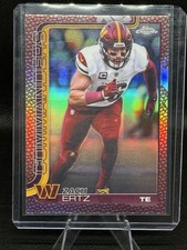 2025 Topps Chrome Football ZACH ERTZ Pig Skin REFRACTOR #297 COMMANDERS