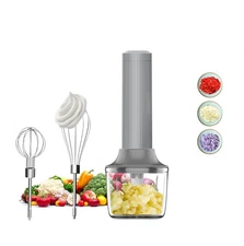 Hand Mixer with Whisk, Handheld Electric Blender Set for Mini Food Processor,