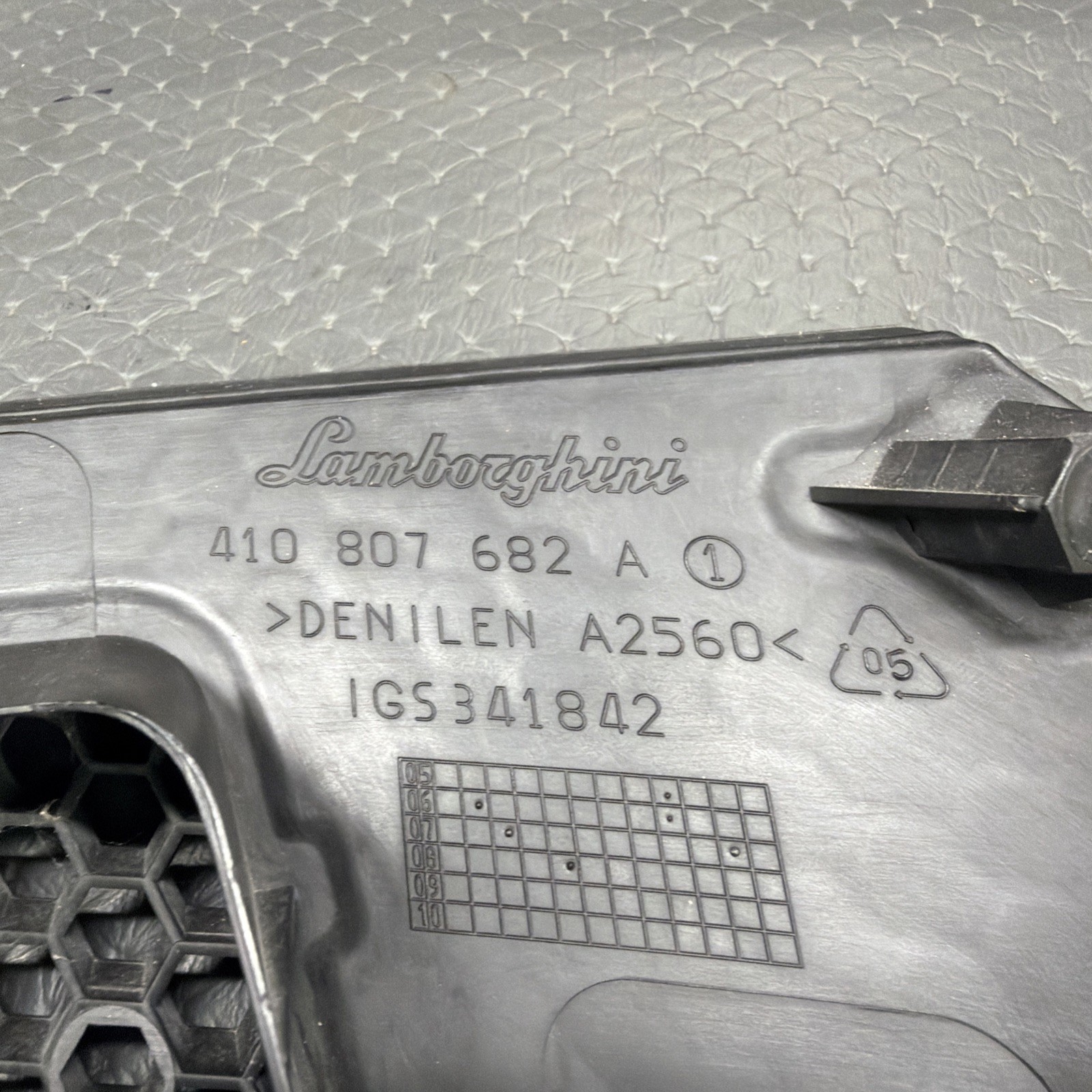 LAMBORGHINI MURCIELAGO LP640 FRONT BUMPER Left GRILL GRILLE OEM 410807681A