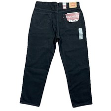 Vintage Levi  s 550 Relaxed Fit Black Jeans 40x32 Mens NWT
