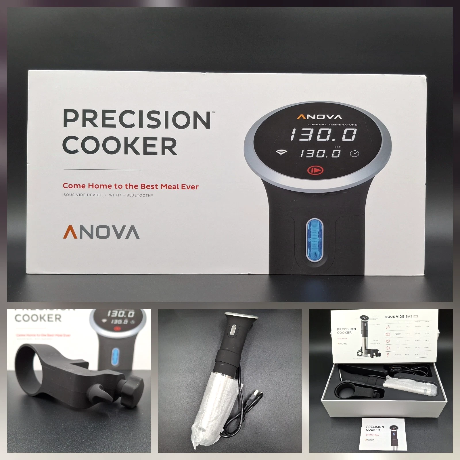Anova Precision Sous Vide Cooker PCW‑120US‑K1 Wi‑Fi – Open Box