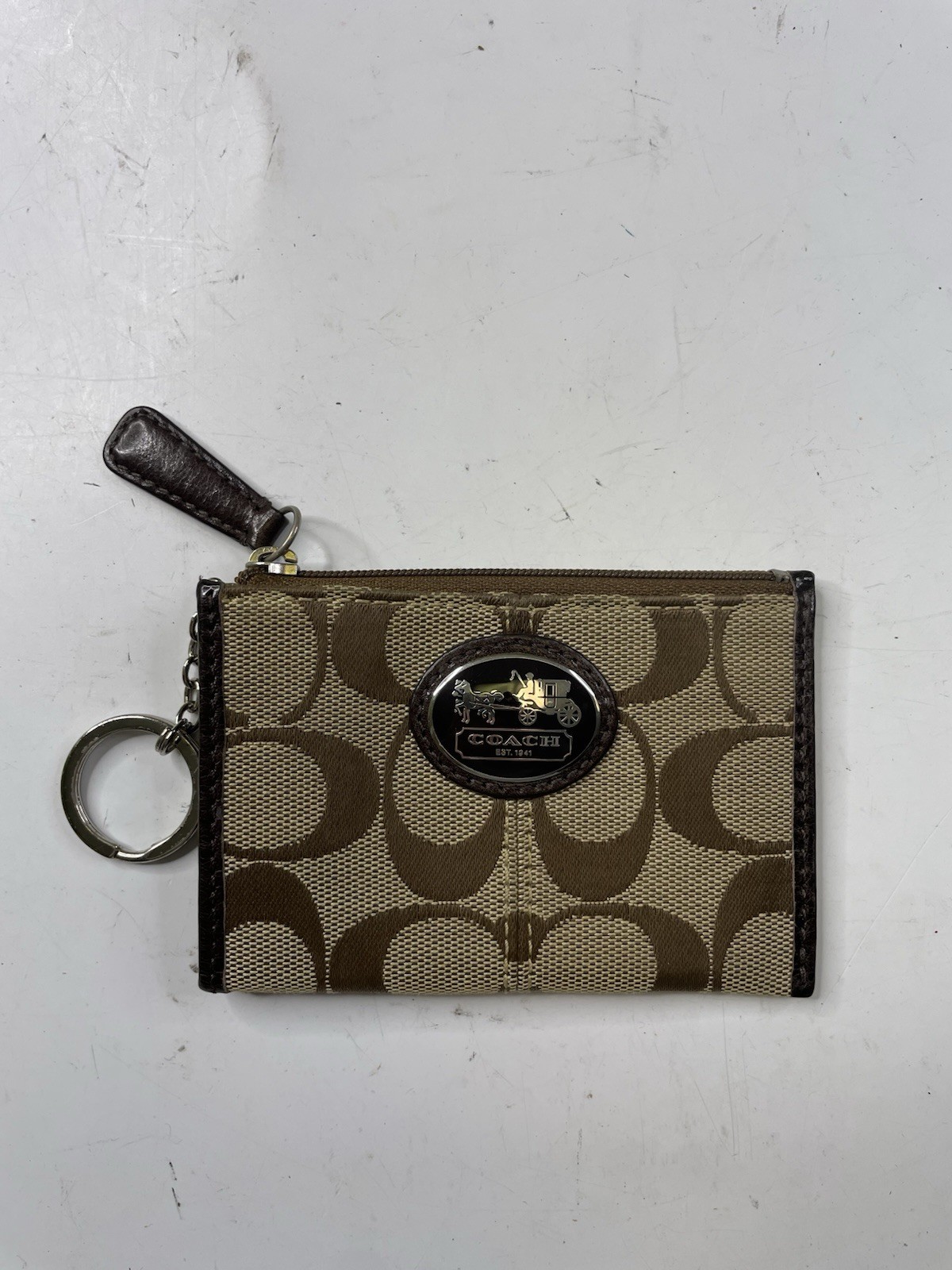 Vintage Coach Wallet Coin Purse Brown Y2K