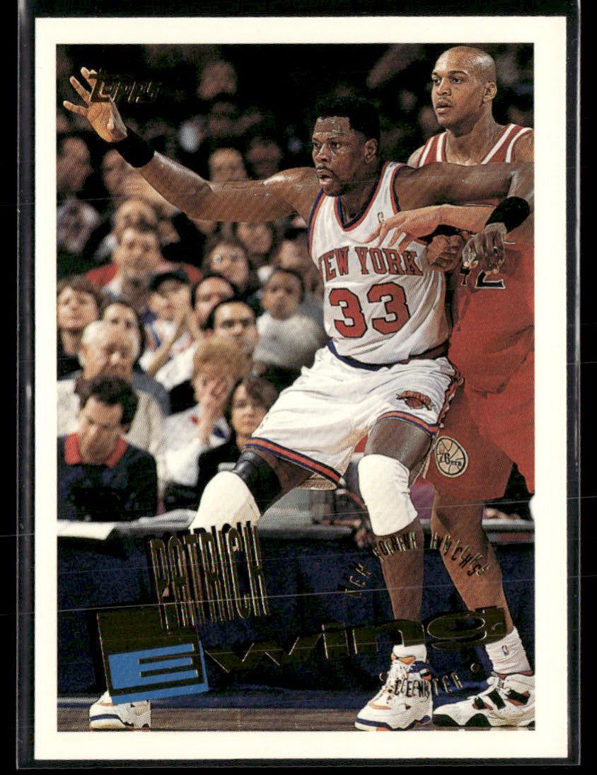 1995-96 Topps #278 Patrick Ewing Knicks Basketball Card 3202H