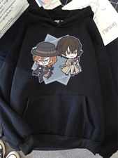Stylish Anime-Inspired Women's Casual Graphic Print Hoodie Comfortable Pullove