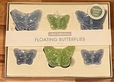 Vtg Design Your Own Butterfly Floating Candles Set Of 6  Brand New For Crafting