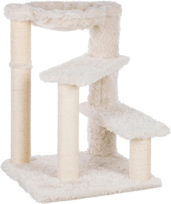 Baza Scratching Post   Cat Tower with Jute Posts, Hammock & Step Platforms   Ind