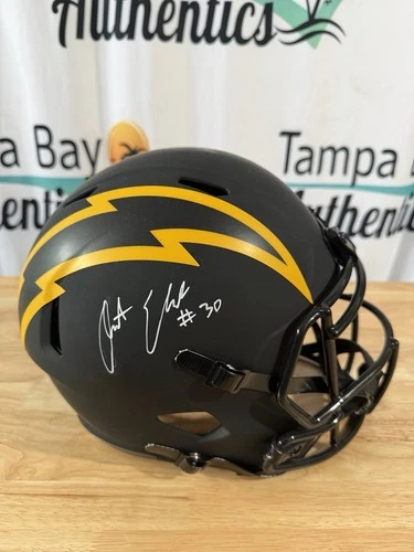 Austin Ekeler Signed Helmet Full Size Replica San Diego LA Chargers Beckett