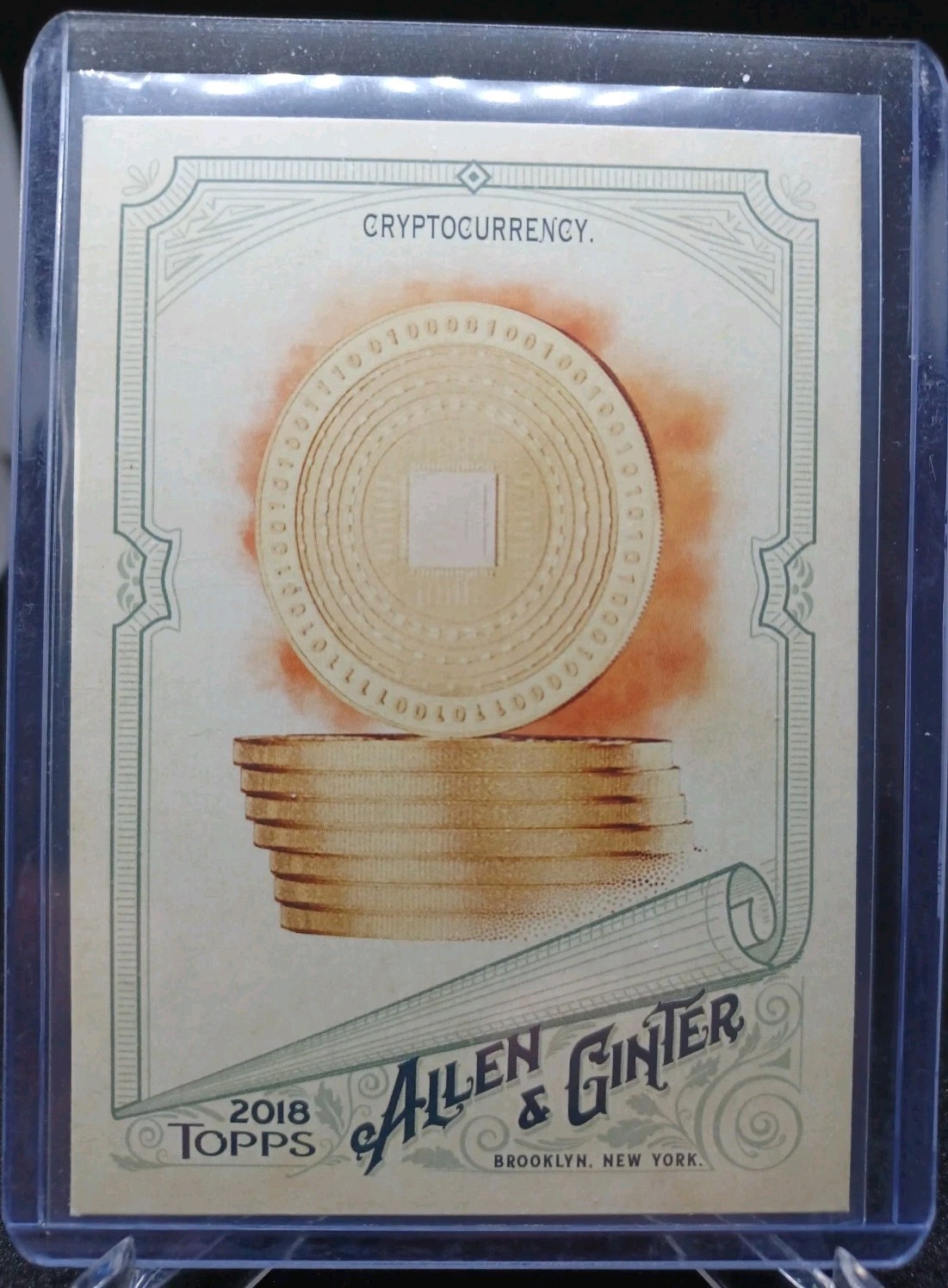 2018 Topps Allen & Ginter Cryptocurrency Card #83 Crypto Bitcoin