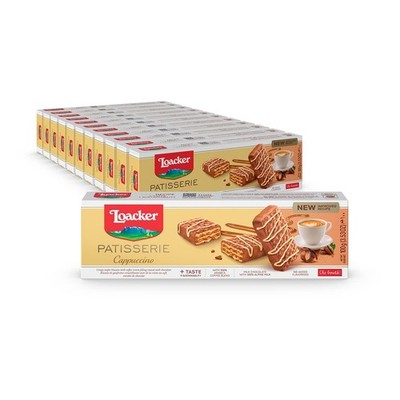 Loacker Patisserie Wafer Cookies 12 Pack Premium European Snack Treats