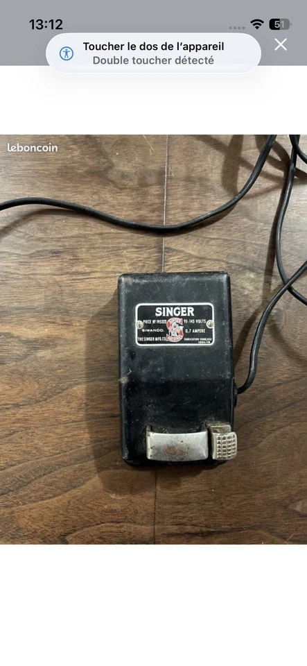 machine à coudre ancienne singer - Photo 2/4