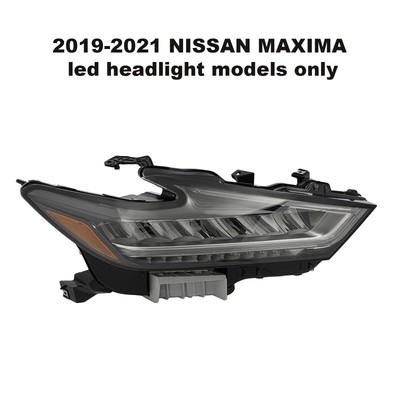 For 2019-2021 Nissan Maxima LED Headlight Assembly Headlamp Right Passenger Side