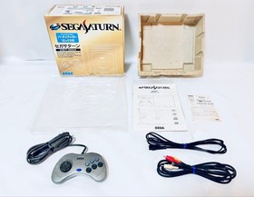 SEGA Saturn Console HST-3200 Boxed Tested Complete Set Japan 
