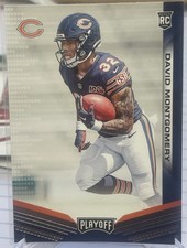 2019 Panini Playoff #223 David Montgomery Rookie Bears Lions Texans