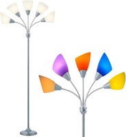 Medusa Floor Lamp, Multi Head 5 Light Floor Lamps for Living Room with 10 Lampsh