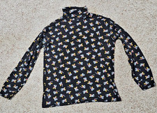 Vintage 1990’s Mickey Mouse All Over Print Turtleneck Mickey & Co Women Size M