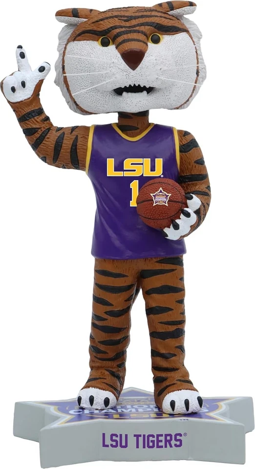 Mike The Tiger LSU Tigers 2023 Women's Basketball National Champions Bobblehead - Image 1 of 1